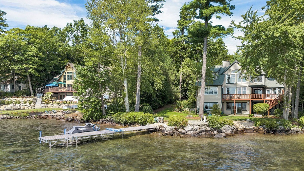 Moultonborough House | Lake Winnipesaukee Home with Dock and Sunset Views
