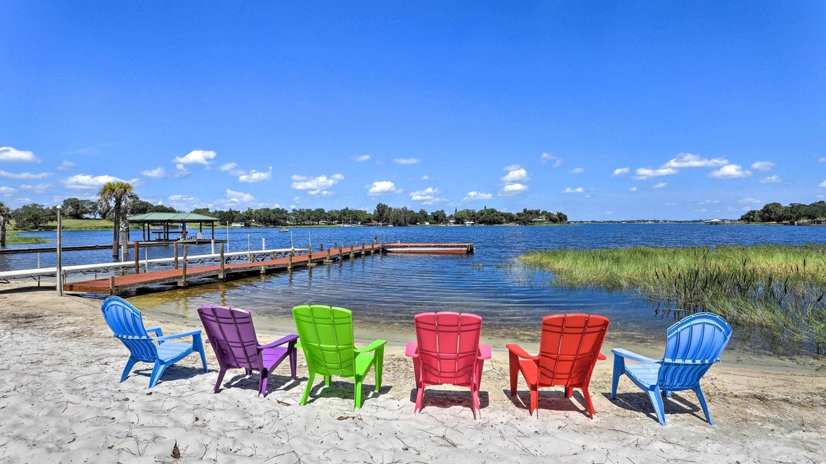 Crooked Lake House | Lakefront Babson Park Escape: Pet Friendly!