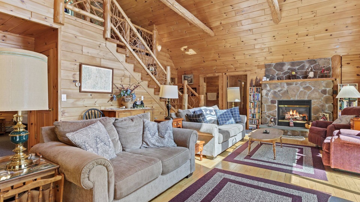 Chestertown House | Lakefront cabin with beautiful loft, game room, views, private dock