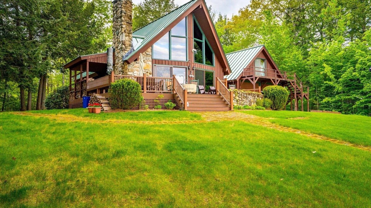 Belgrade Lakes House | Lakefront Escape w/Dock, Fire Pit & Views