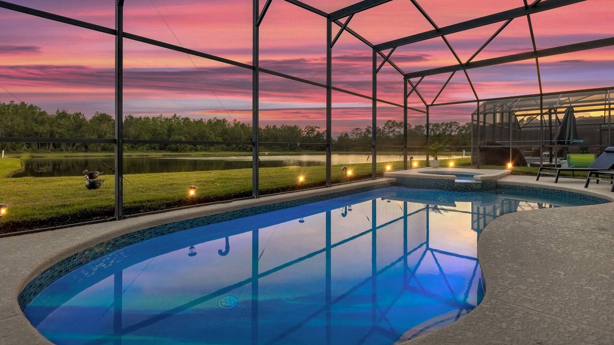 Kissimmee Villa | Lakefront Family Getaway with Pool and Game Room. Minutes to Disney!