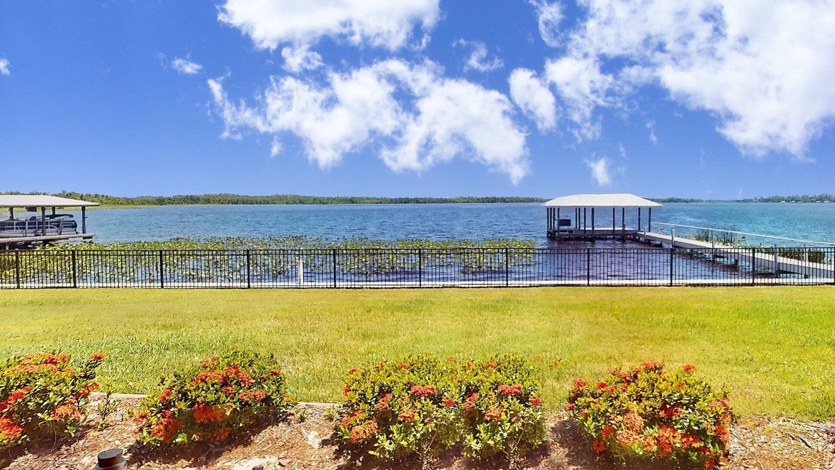 Sebring House | Lakefront home with private dock, garage parking, sunroom,W/D and WIFI