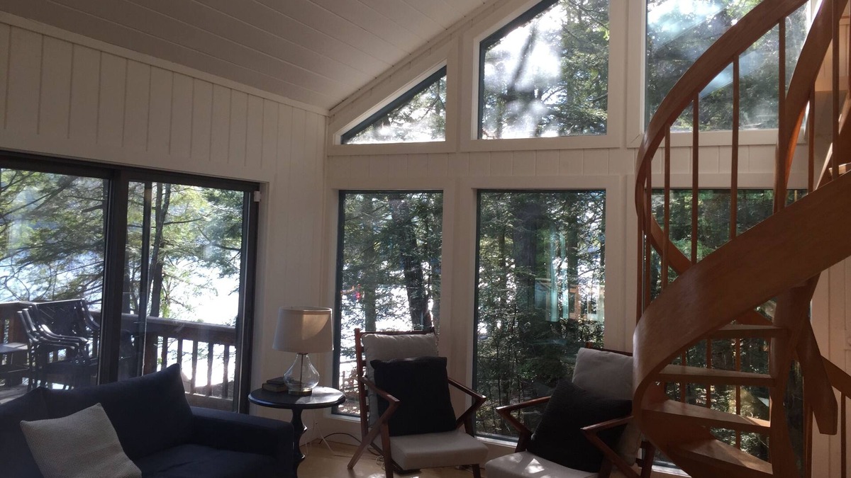 Rome House | Lakefront house on pristine Long Pond in Belgrade Lakes. 10% discnt after 7 days