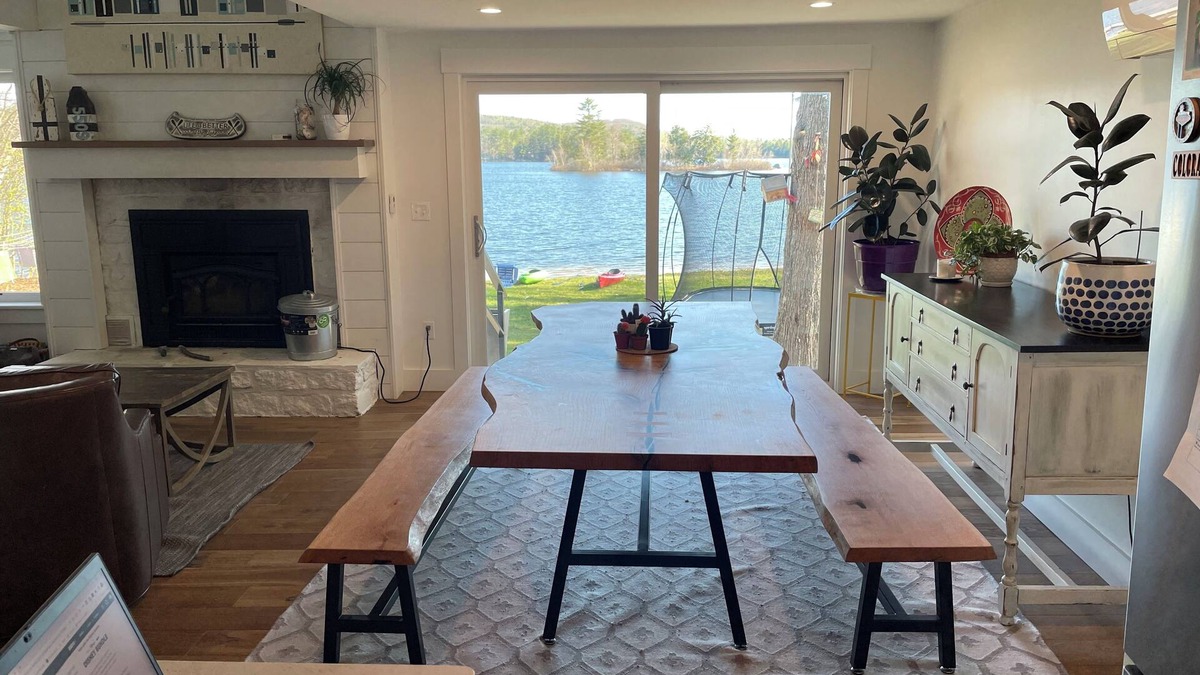 Raymond House | Lakefront Living. Kayak while bald eagles soar above and loons call out.