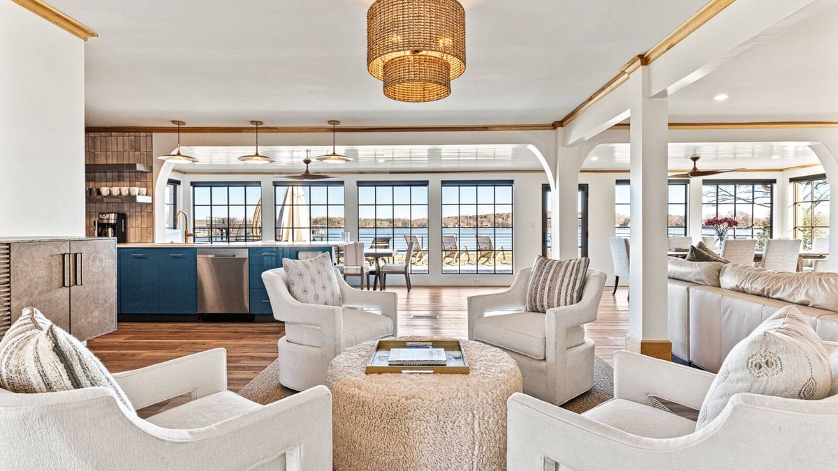 Mayhew House | Lakefront Luxury Newly Renovated-Firepit, HotTub, Featured in Southern Living