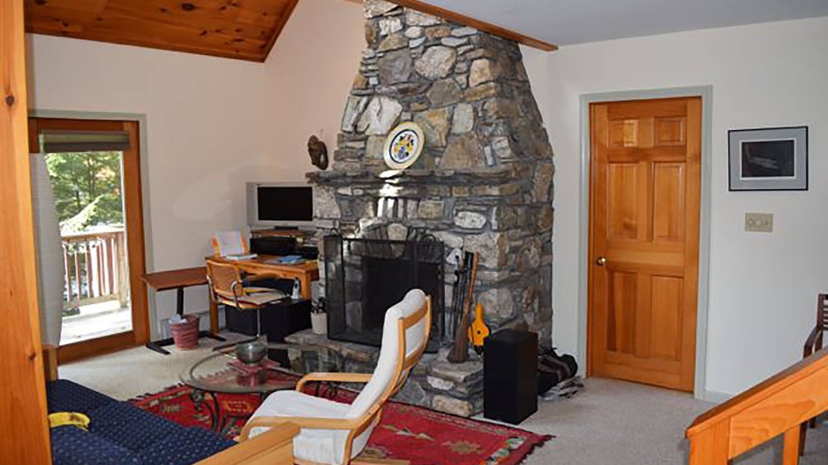 Casco House | Lakefront modern house-privacy, deck, screened porch; dock & fireplace sleeps 8