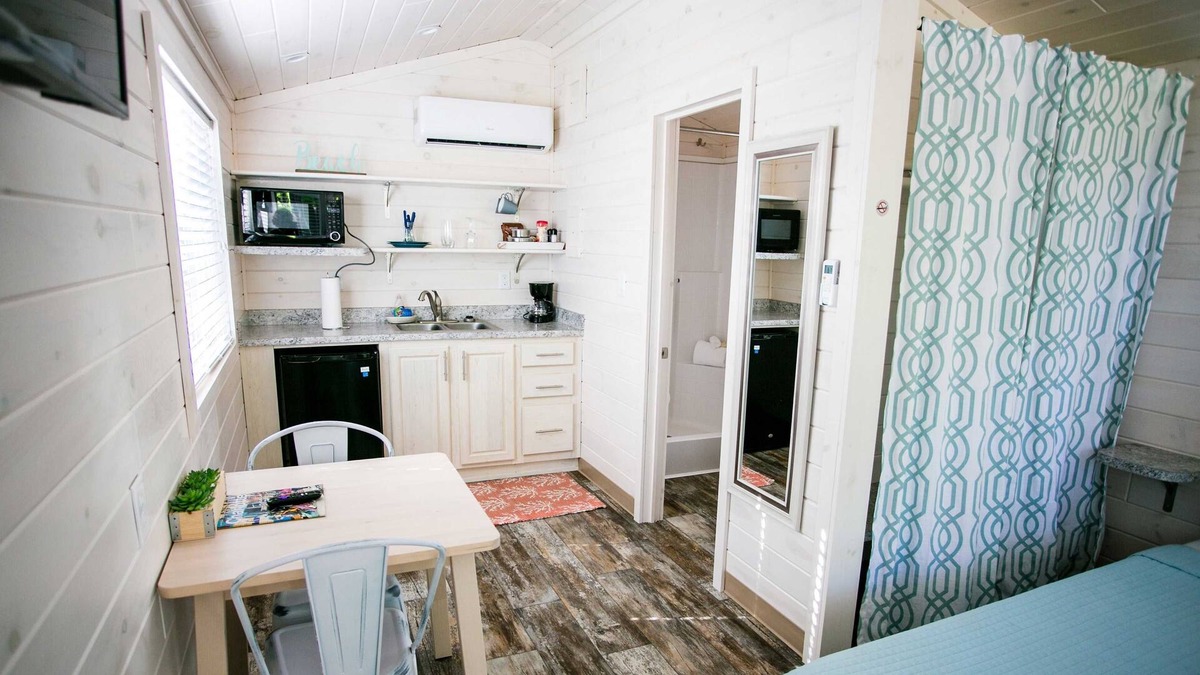 Steele Creek House | Lakefront Property Studio Cabin With Private Porch #38 at Long Cove Resort by Redawning