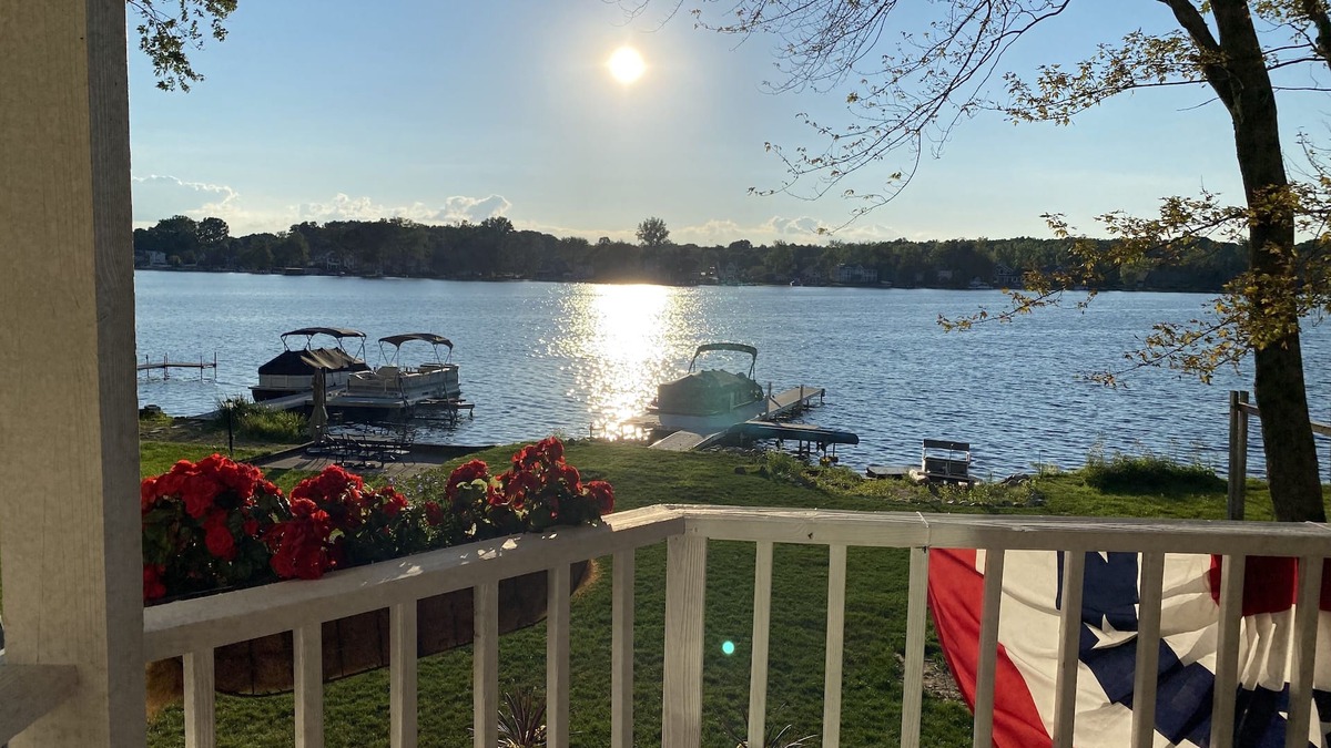 Brighton House | Lakefront Retreat Made Easy with Hot Tub, Lake Toys, Yard Games and Essentials