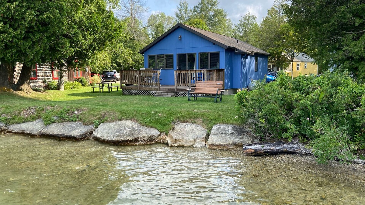 Baileys Harbor Cabin | Lakeside Cabin on Kangaroo Lake - playground for kids!