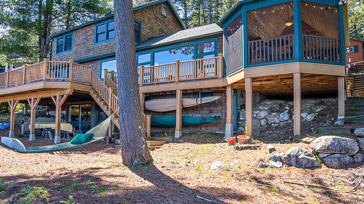 Alton Bay House | Lakeside cottage with Lake Winnipesaukee views & private boat dock, dog-friendly