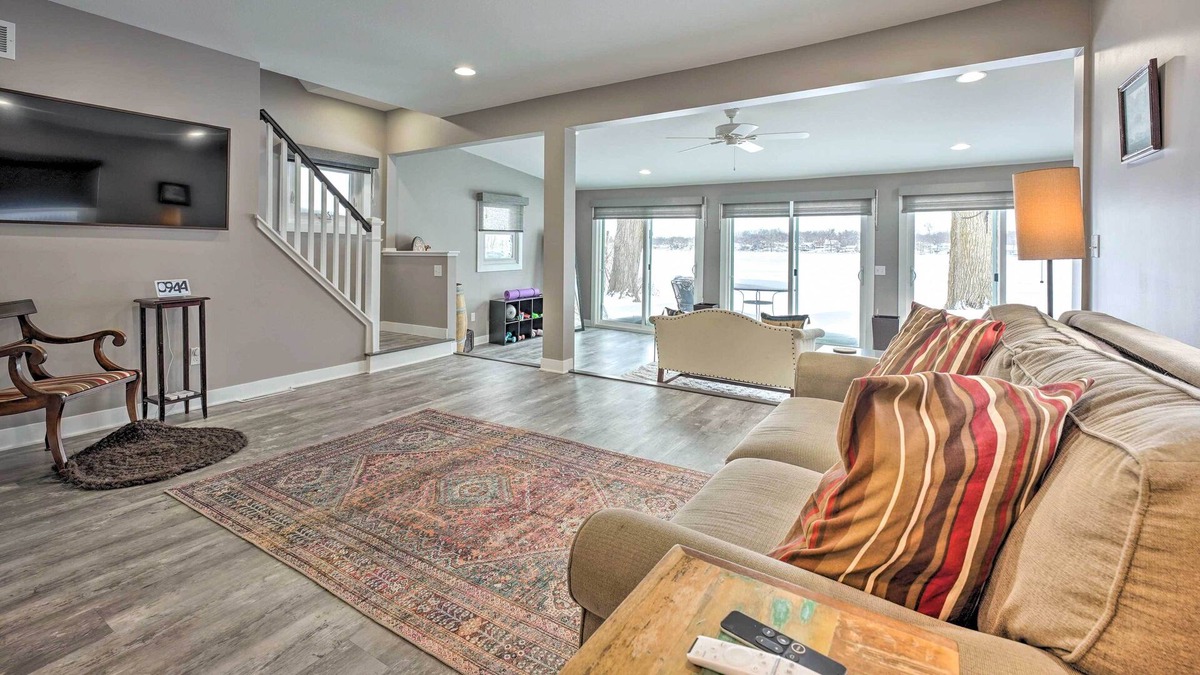 Portage House | Lakeside Retreat w/ Office & Stunning Views!