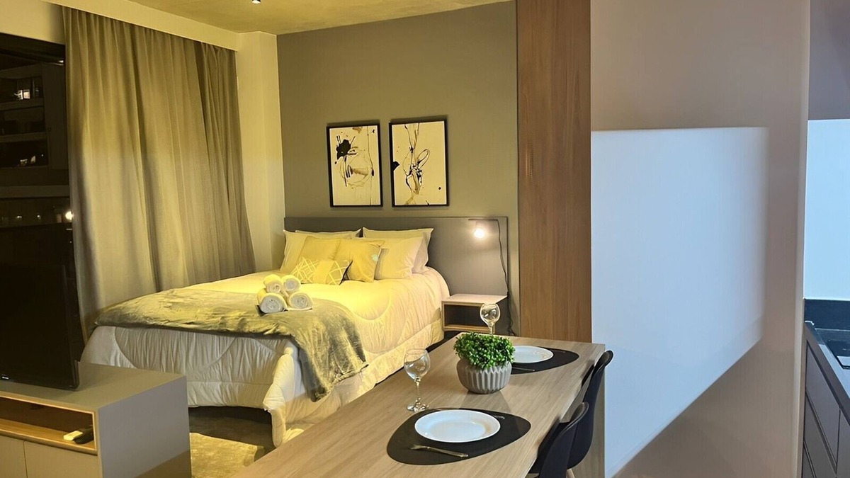 Vila Olimpia Apartment | Large and modern luxury studio in Vila Olimpia - Millennium 1307