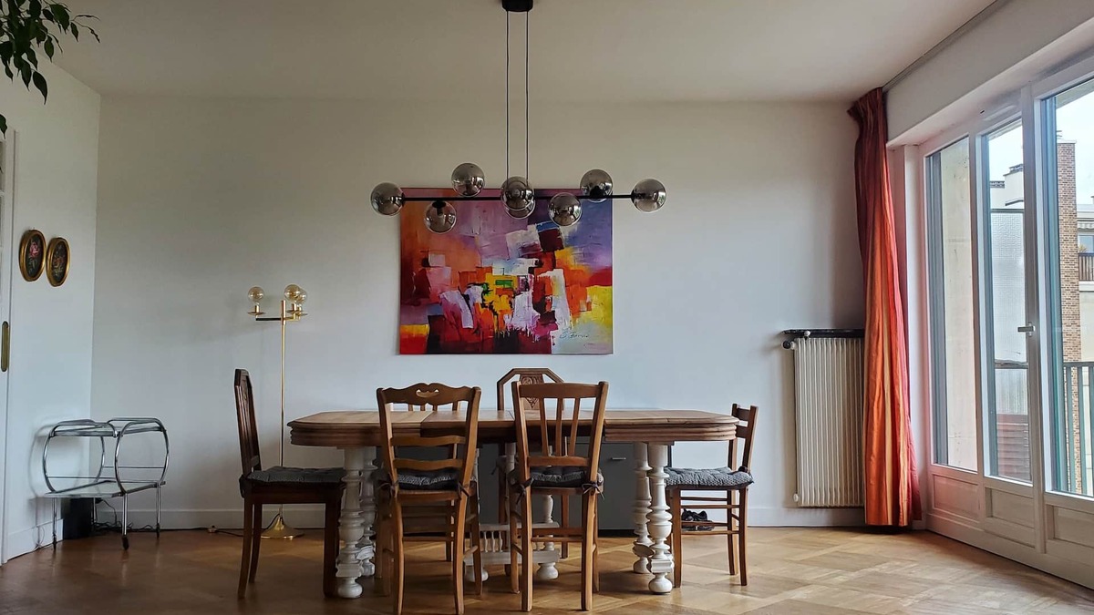 Vanves Apartment | Large apartment, close to the metro, 15 minutes from Pte de Versailles, quiet, sunny location