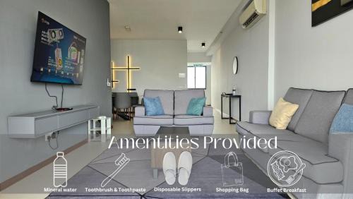 Tanjung Bungah Apartment | Large Family Seaview Suite 3 Rooms by The Only Bnb