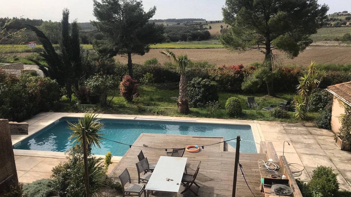Saint-Drezery House | Large house with view, swimming pool, garden