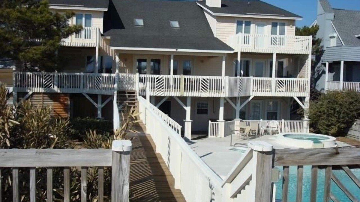 Ocean Isle Beach House | Large Oceanfront Home in Private Community with Private Pool