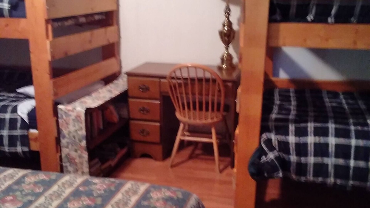 Tupper Lake House | Large Shared bunk room in shared home