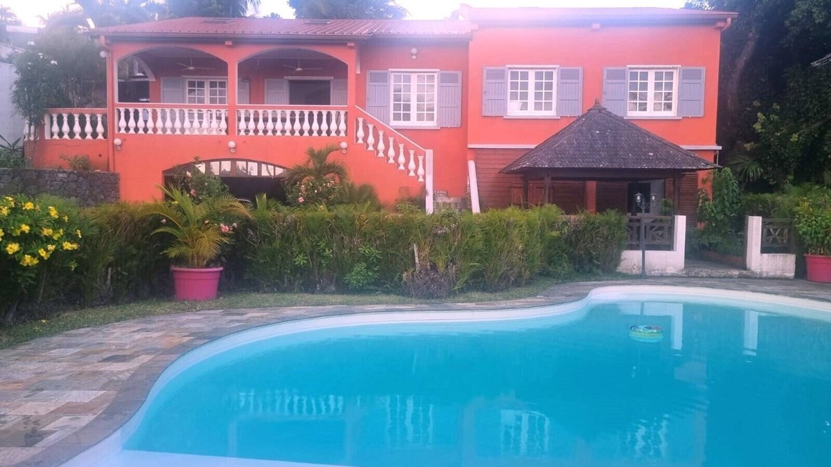 La Riviere Saint-Louis House | Large Villa and Bungalows in a Creole Garden with Swimming Pool and Panoramic View