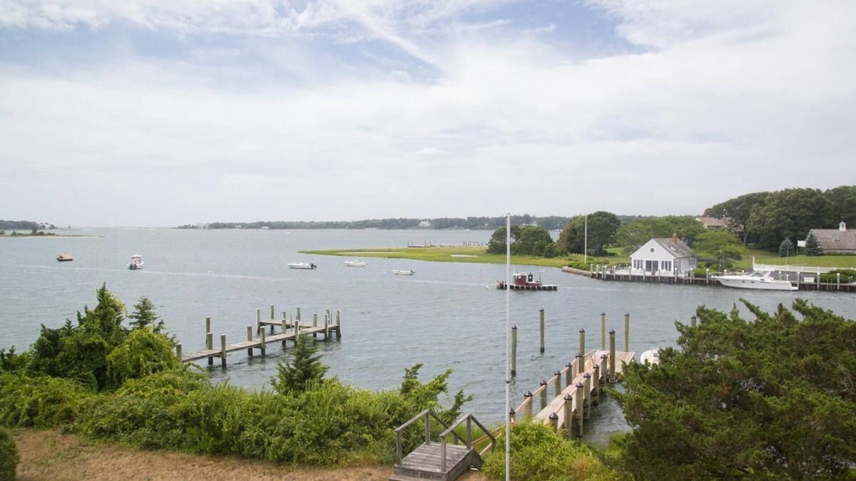 Osterville House | Large waterfront home with deep water dock, you'll Fall in love with Breezy Bluff