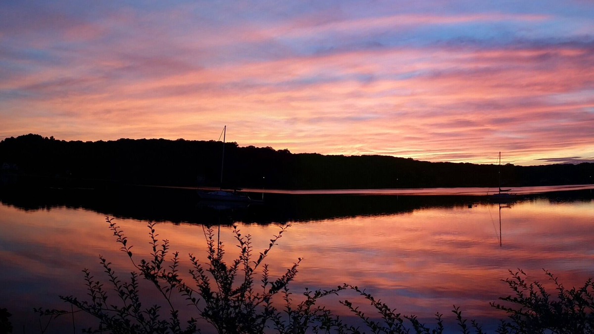 Mystic Apartment | Large Waterfront Mystic Two Bedroom with Pretty Yard