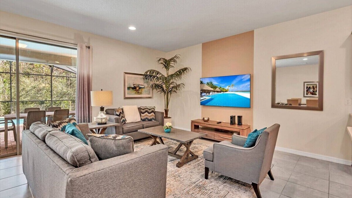 Four Corners Villa | Last Minute Disney! Private Pool, Game Room & Themed Bedrooms. Book Now! #118545