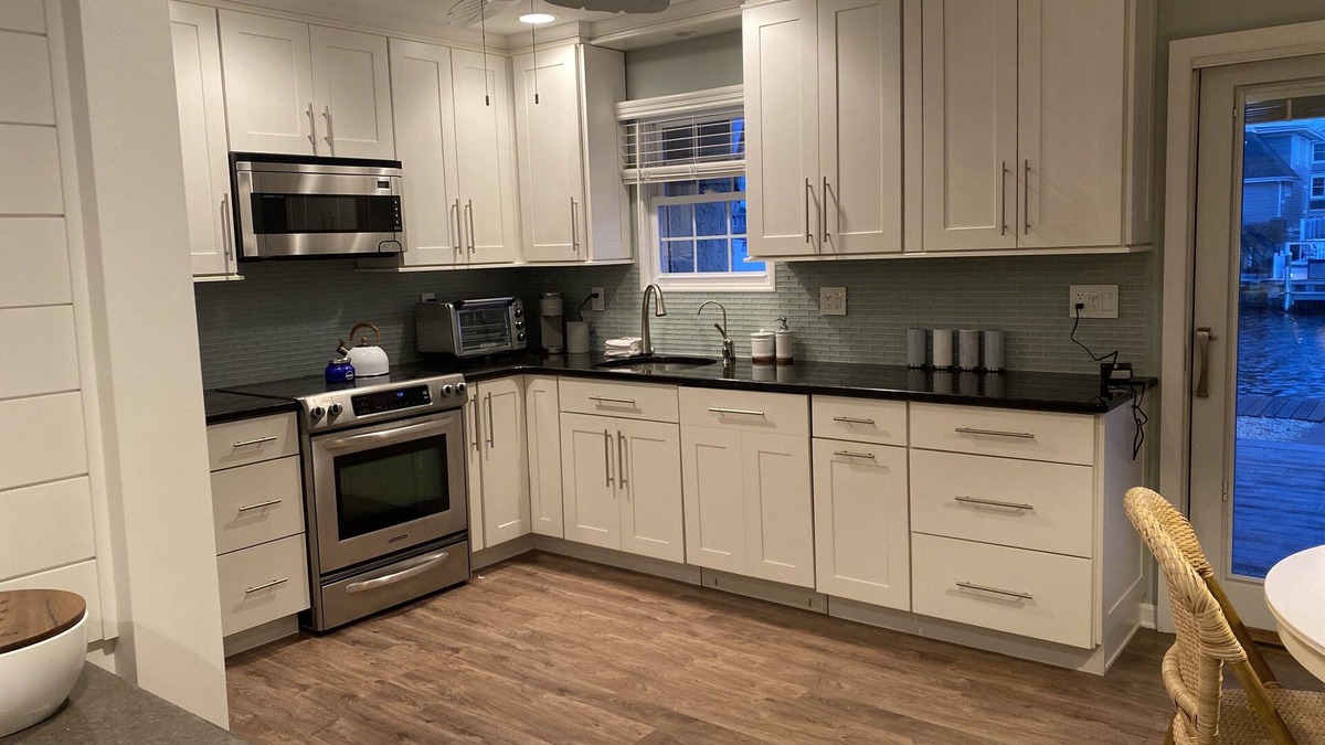 Dover Beaches North House | Lavallette Beautiful Bay front townhome with a pool and short walk to the beach