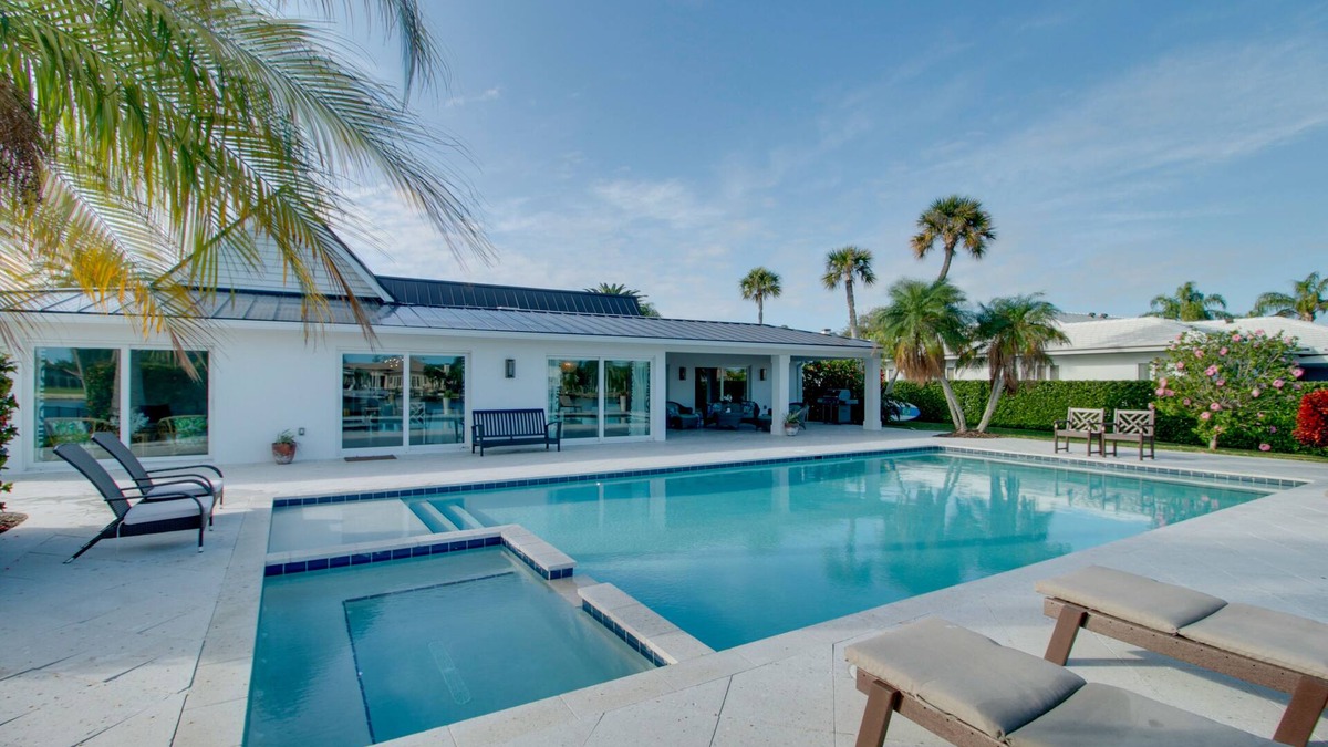Moorings House | Lavish Vero Beach Escape with Pool, Patio + Dock!