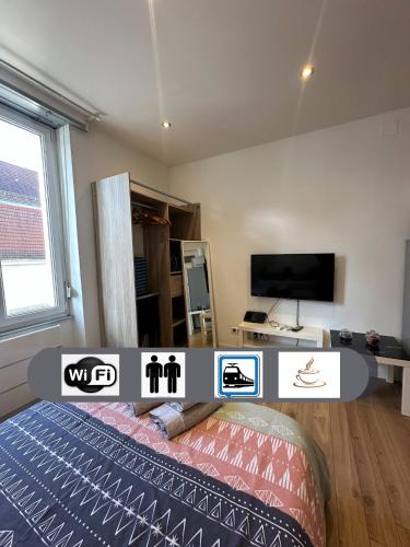 Mulhouse Apartment | # Le 9 # Joli studio neuf, tout équipé Mulhouse centre