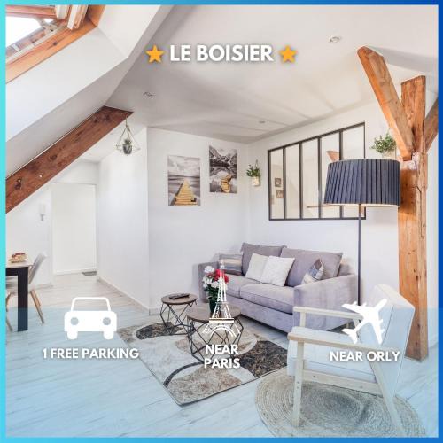 Palaiseau Apartment | Le Boisier - 3 min de la Gare Massy TGV - Cozy Houses