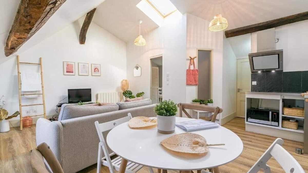 Centre Sud Apartment | Le Dentan - Avec magnifique vue sur la place de la mairie - SR Loc