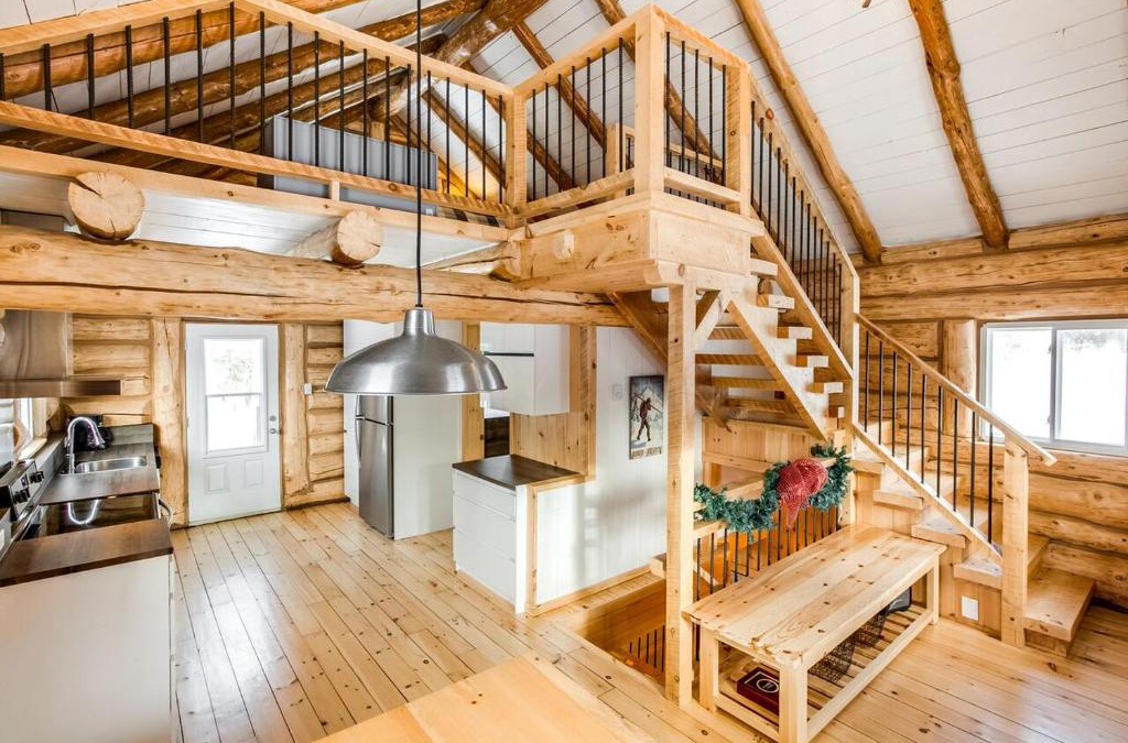 St-Adolphe-d'Howard Ski Chalet | Le log home - Locations du sommet
