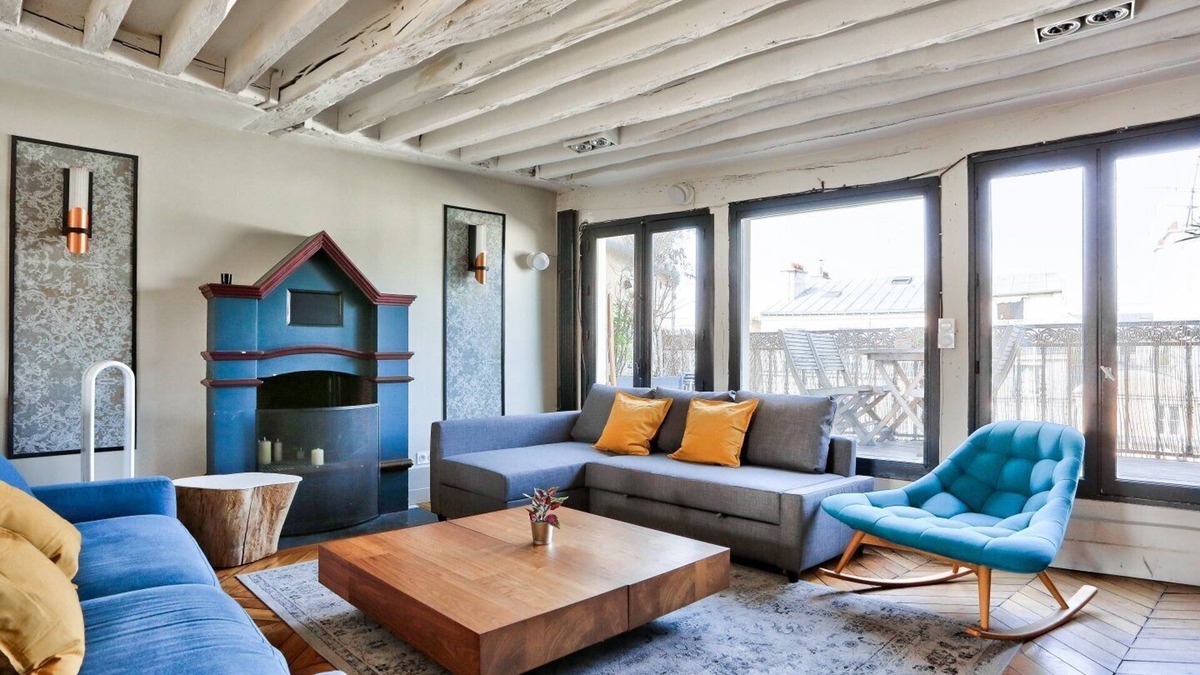 Arsenal Apartment | Le Marais Superb Apartment Terrace Paris