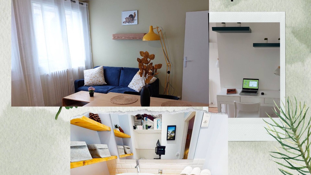 Anatole France Danton Apartment | Le P'tit Flaubert- Proximité Centre Ville - Espace Coty