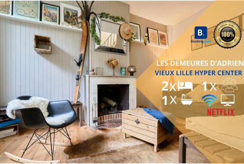 Old Lille Apartment | Le Refuge - Les Demeures d'Adrien