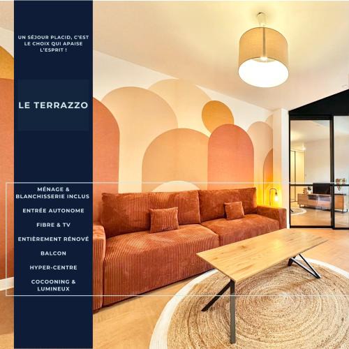 Mont-de-Marsan Apartment | Le Terrazzo - Élégant - Centre - Balcon - Lumineux
