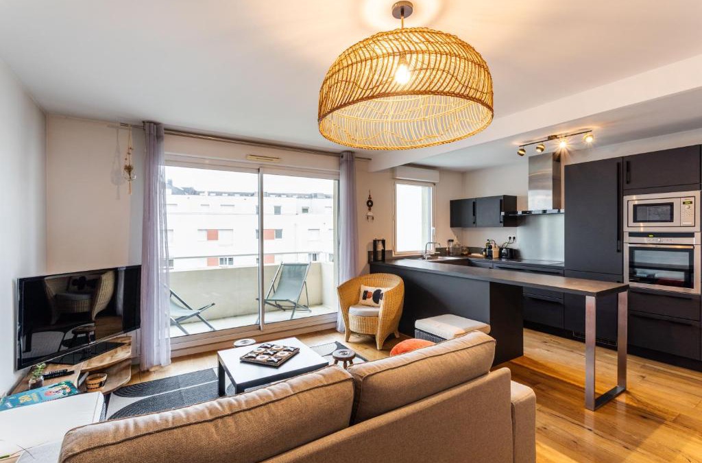 Arsenal-Redon Apartment | Le ViLoNa - T3 moderne avec parking privé