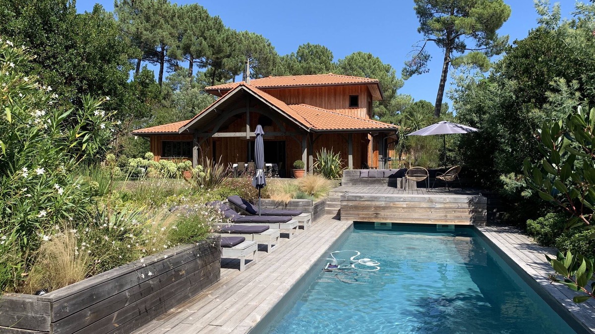 Lege-Cap-Ferret House | Lège Cap Ferret - Wood villa with Heated swimming pool comfortable