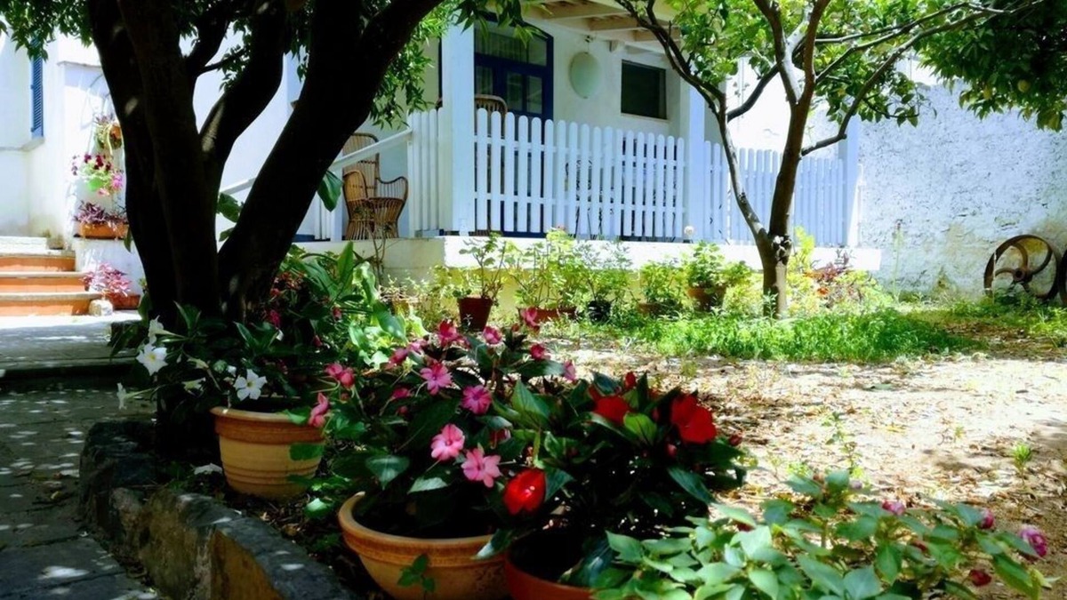 Palinuro Cottage | lemon blue, center of Palinuro