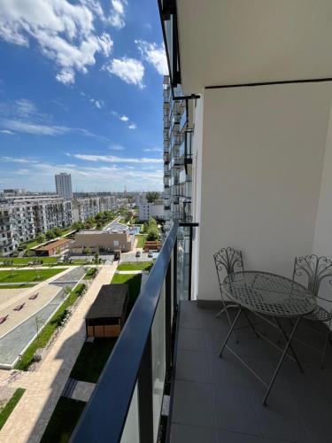 Nowy Port Apartment | Letnica Sypialnia & Salon - 2km do plaży