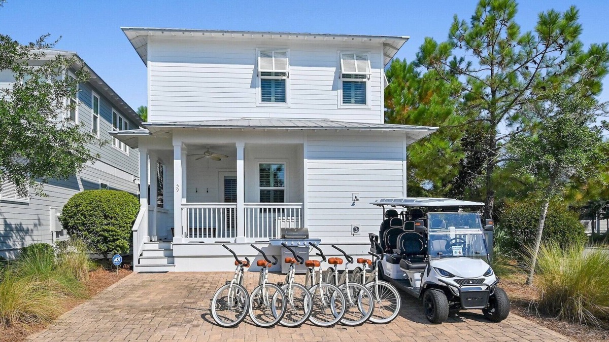 Santa Rosa Beach House | Liberty Point 4BR/3.5BA Home | Golf Cart, Bikes & Resort Amenities | NatureWalk 30A