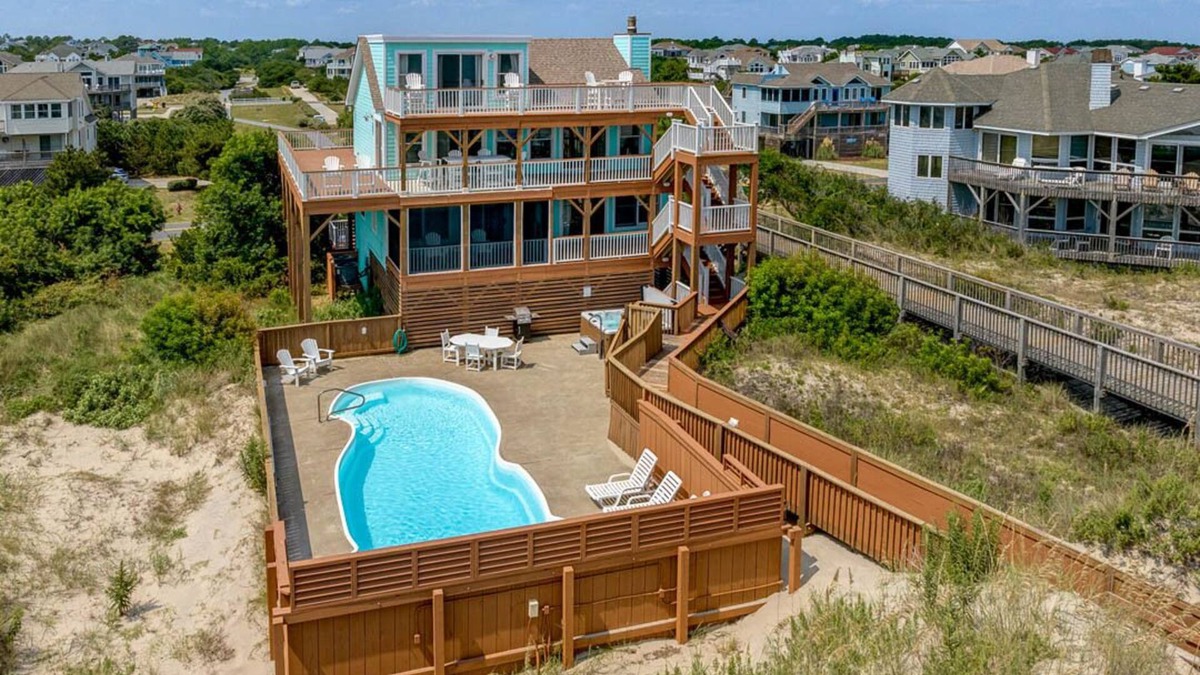 Whalehead Beach House | Life is Good | Oceanfront | Private Pool, Hot Tub, and Dog Friendly