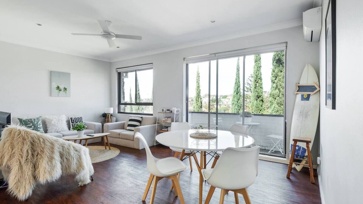 Randwick Apartment | Light and Bright Seaside Stay in Tree lined Randwick
