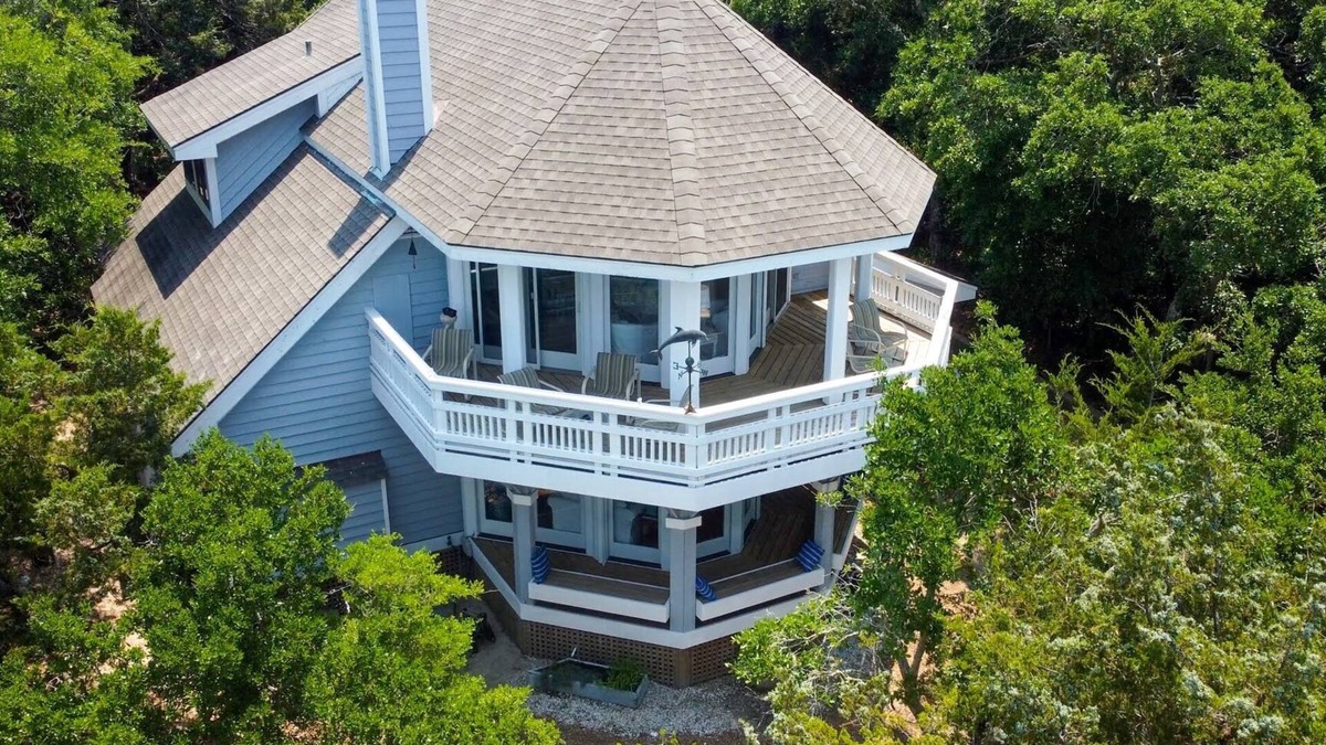 West Beach House | Light Bright Tree Top Living with Sunset Glow BHI and Shoals Club