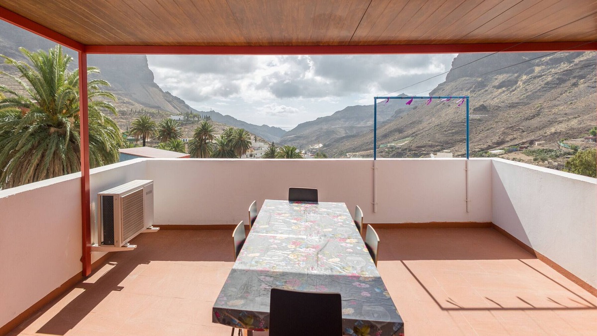 La Aldea de San Nicolas House | Lightbooking Gadi House Tasarte terraza y barbacoa