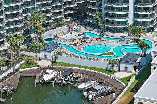 Orange Beach Apartment | Lighthouse on the Bay 2408-New-Bay Views w-Lazy River