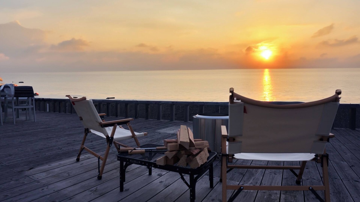 Awaji Villa | ~ Limited to 1 couple per day! Blissful relaxing experience in a private ocean view villa with private sauna & Jacuzzi & bonfire~!