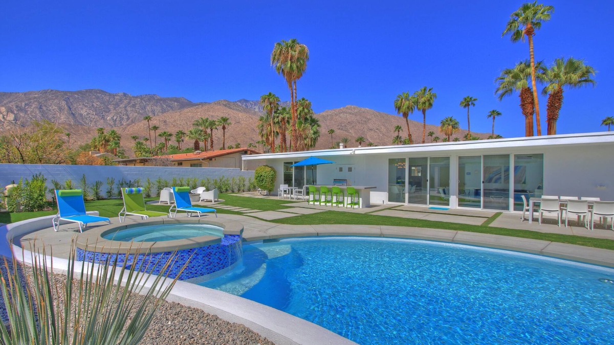 Twin Palms House | Limoncello Mid-Century Modern Sanctuary