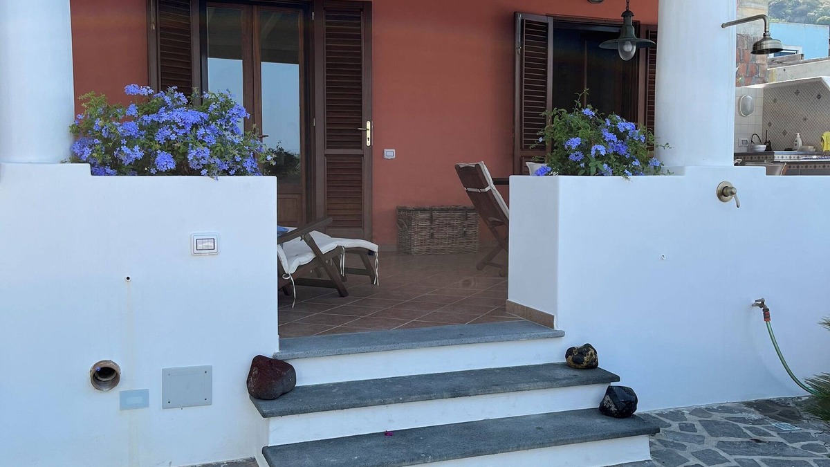 Acquacalda Villa | Lipara-Villa by the sea with beautiful terraces and panoramic views, Wi-fi