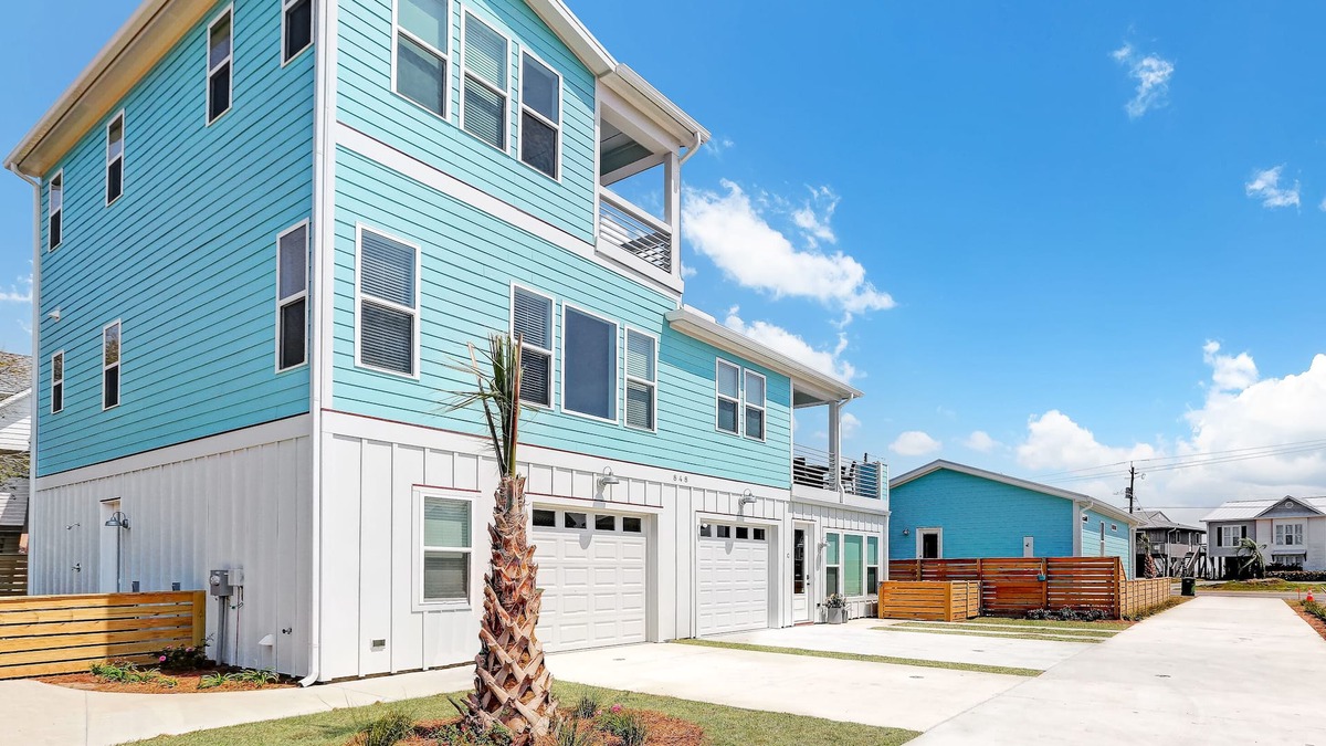 Kure Beach House | Listen to the Waves from Boho Chic Palm Paradise