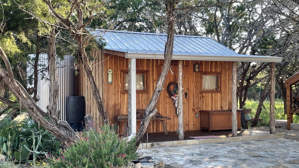 Blanco Cabin | Little Blanco Cabin Hill Country Hideaway